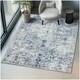 image 1 of Vintage Rug Amara - faded design, machine washable, short pile & non-slip underside Blue | 274 x 200 cm