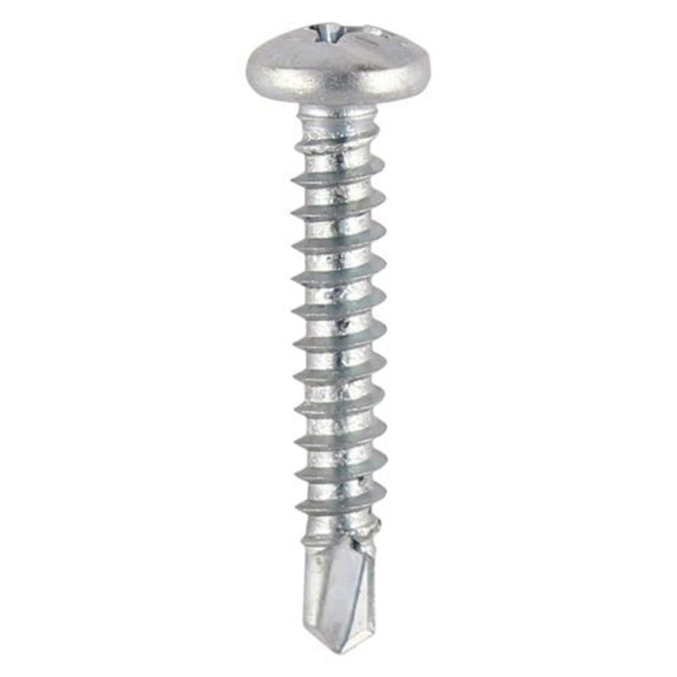 image 1 of Timco - Window Fabrication Screws - Pan - PH - Self-Tapping Thread - Self-Drilling Point - Zinc (Size 4.2 x 25 - 1000 Pieces)