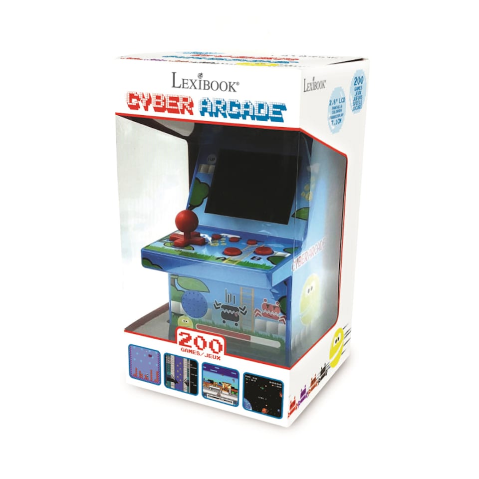 image 1 of Lexibook JL2940 Portable Retro Cyber Arcade 200 Games