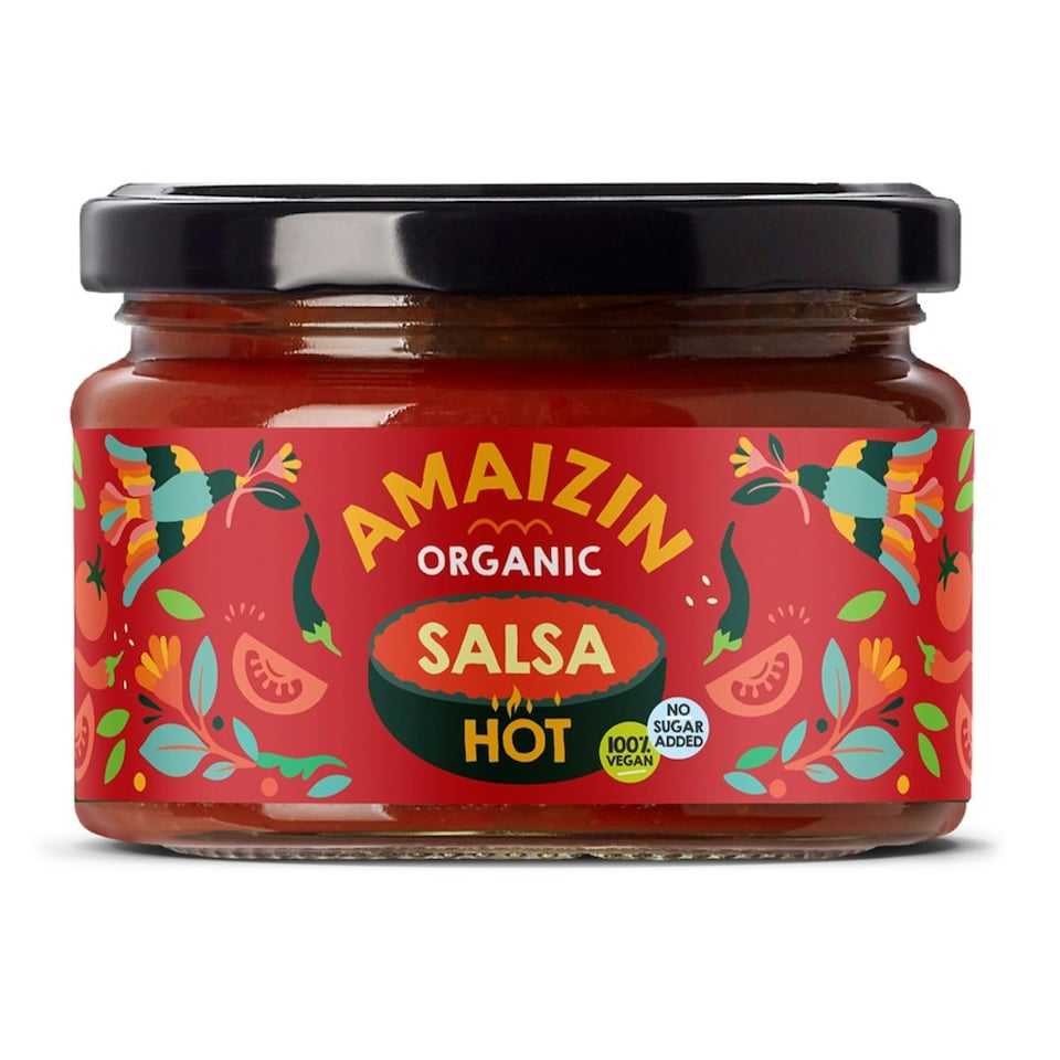 image 1 of Organic Salsa Hot Dip 260g (Amaizin)