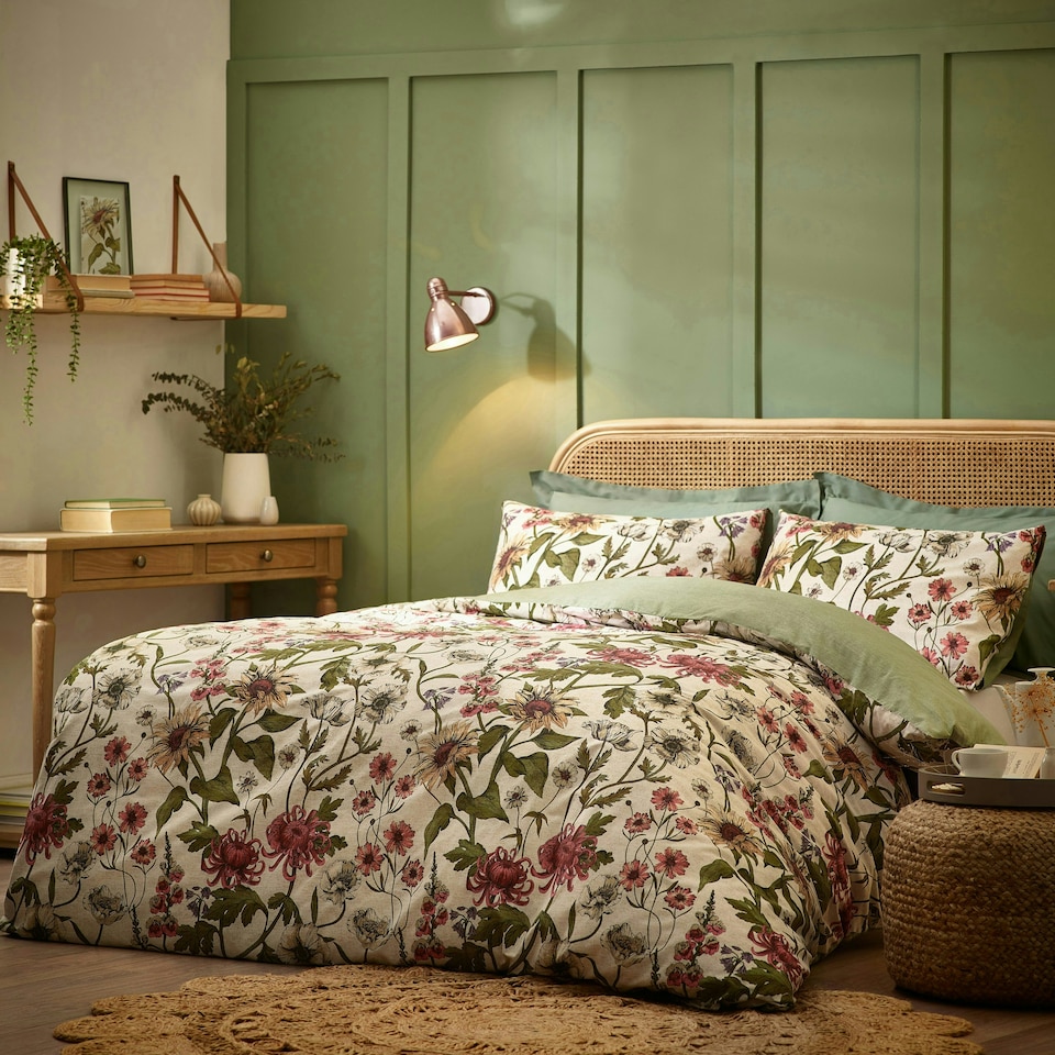 image 1 of Wylder Wallflower Botanical Single Duvet Cover Set
