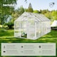 image 2 of Aluminium greenhouse, UV-resistant, 185x375x195cm