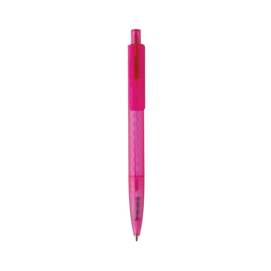 XD Collection X3 Frosted Recycled Plastic Pen - Pink - One Size