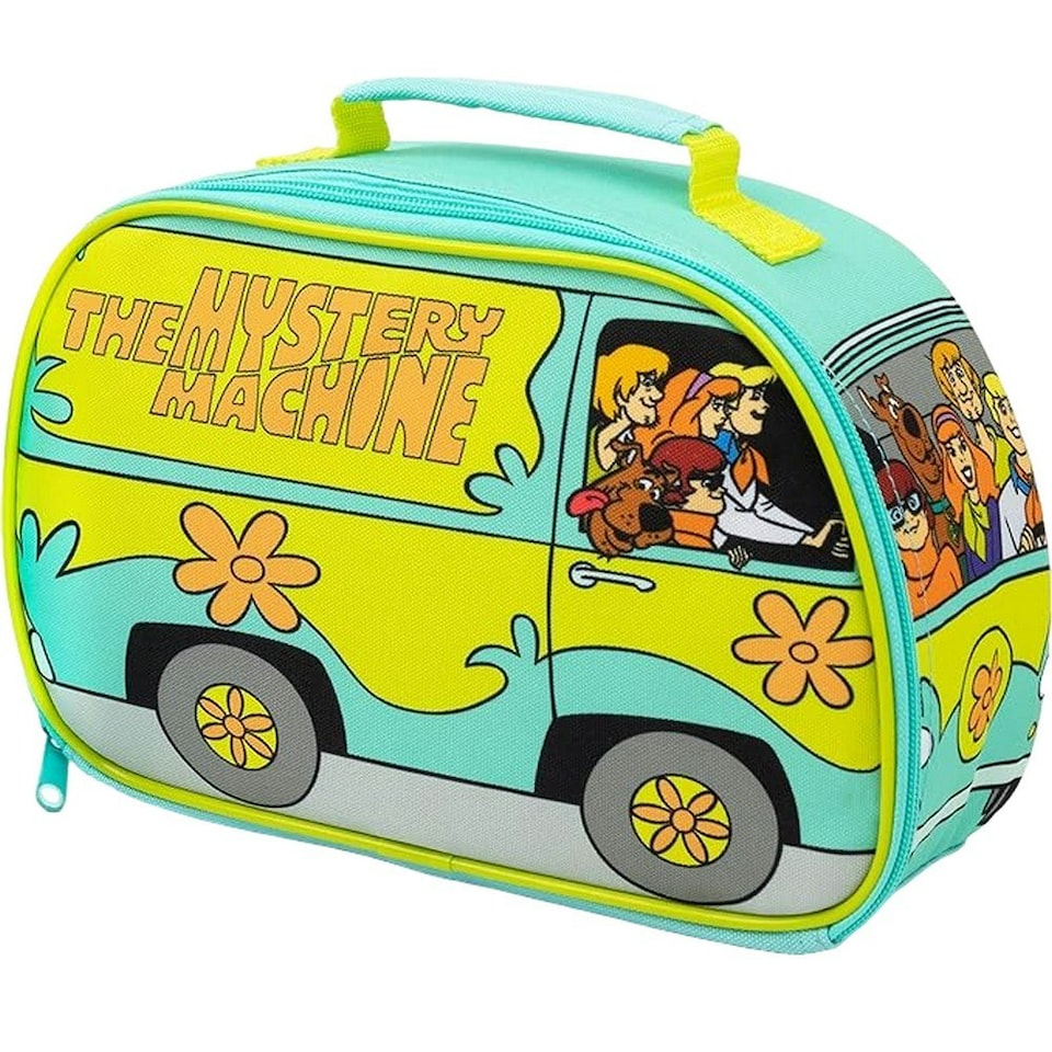 image 1 of Scooby Doo The Mystery Machine Lunch Bag Set - Blue/Yellow - One Size
