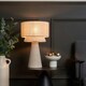 image 2 of BHS Terri Tiered Table Lamp, Natural