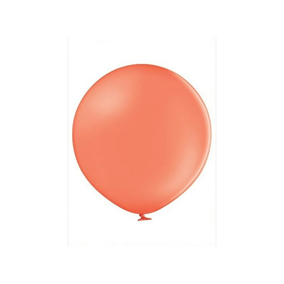 Belbal Plain Balloons - Pastel Coral - One Size
