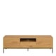 image 2 of Seaford Tv Unit 2 Doors 1 Drawer in Matt Wild Oak Brown