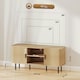 image 7 of HOMCOM TV Unit for Living Room, TV Stand, Oak Tone