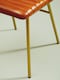 image 5 of Interiors by Premier Tan Leather Dining Chair, Sturdy Dining Room Chair, Leather Effect Accent Chair | Brown