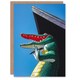 image 1 of John Margolies Art Card Gatorland Zoo Alligator With Cigar Photo
