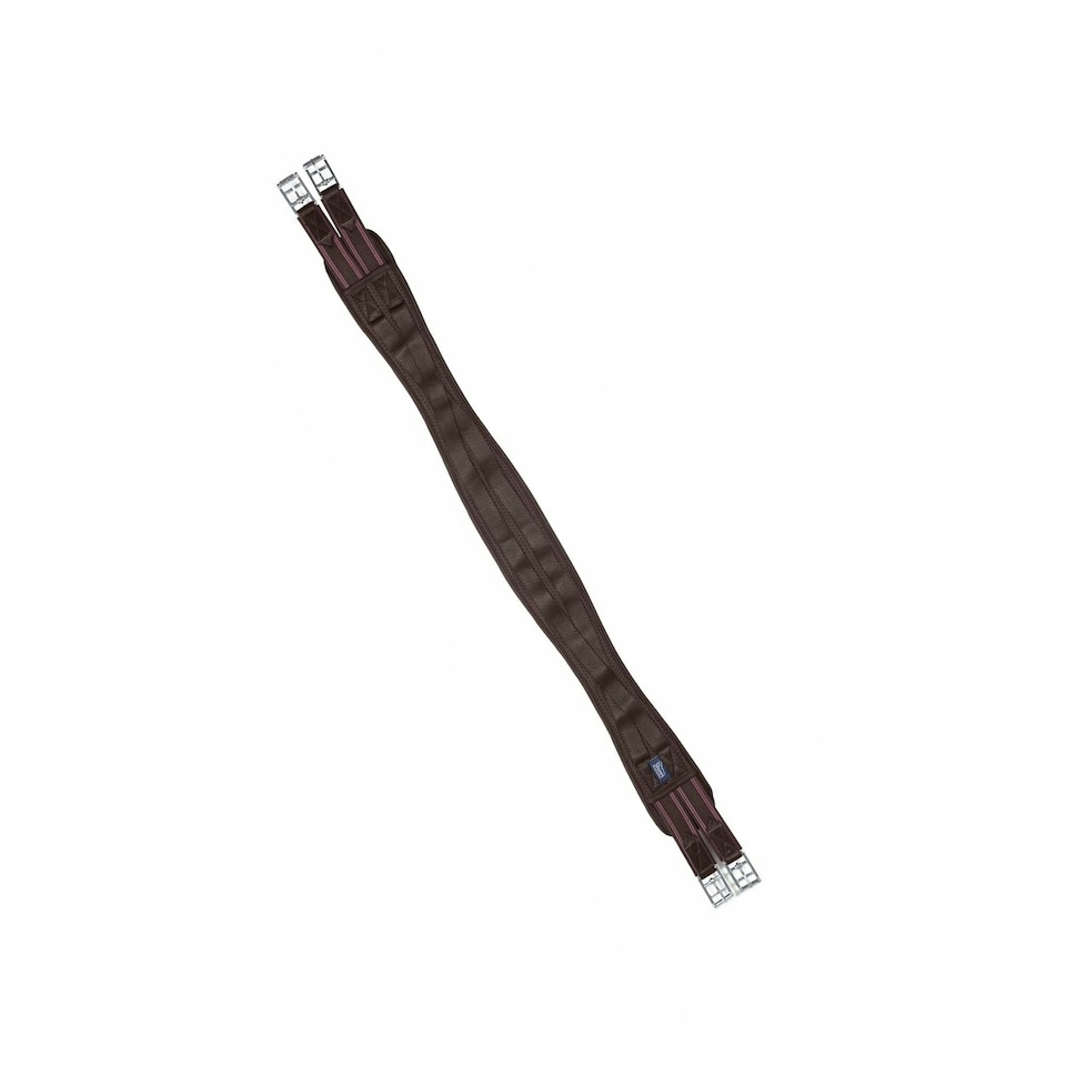 image 1 of Shires Elasticated Airflow Horse Girth - Brown - 30in