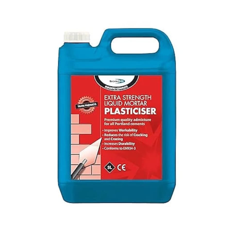 Bond It Liquid Mortar Plasticiser Red Extra Strength 5L