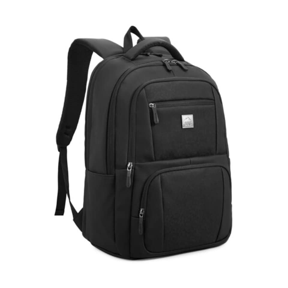 image 1 of Durable Laptop Backpack with Smart Organisation and Travel-Friendly Design - Black