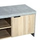 image 6 of HOMCOM Wooden TV Stand Cabinet Home Furniture Entertainment Unit Storage Shelves