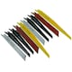 image 5 of 10pc Reciprocating Saw Blade Set Blades Wood Metal Cutting 1/2" Shank TE747