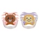 image 1 of Dr Brown's PreVent Soother Stage 2 Twin Pack Pink
