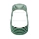 image 4 of Living and Home 2.4m Gardens Bed Oval-Shaped Galvanized Steel Garden Planter, Dark Green | Green | Dark Green | 240cm W x 80cm D x 42cm H