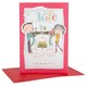 image 7 of Large Square Wife Cute Glitter Christmas Card