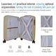 image 3 of 3 Piece Suitcase Set | Vanity Case + Cabin + Expandable Large Luggage