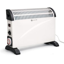 Prem-I-Air 2kW Convector Heater with 3 Heat Settings, 24-Hour Timer & Stat White