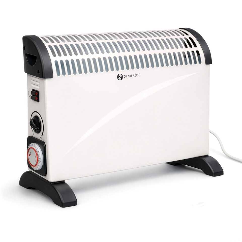 image 1 of Prem-I-Air 2kW Convector Heater with 3 Heat Settings, 24-Hour Timer & Stat White