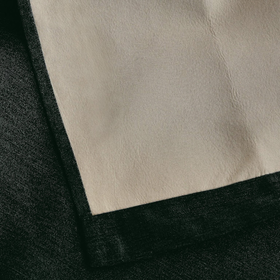 image 1 of Chenille Blackout Eyelet Curtains Thermal Triple Weave Pair 117cm x 183cm Green