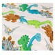 image 2 of Rapport Dinosaur Duvet Cover Set - White/Grey/Green - Single White | Single