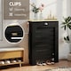 image 5 of HOMCOM Radiator Cover with Drawer, Horizontal Slat, 78cm | Black | Black | 78W x 19D x 95.5H cm