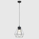 image 2 of ValueLights Diablo Matte Black Pendant Light and E27 Radio Valve LED 4W Warm White 2700K Bulb
