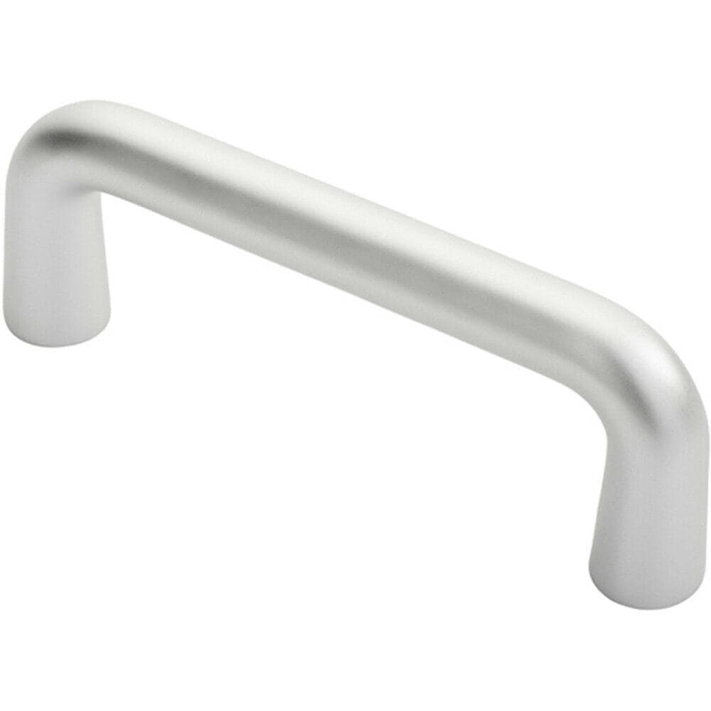 Loops Rounded D Shaped Bar Handle 150mm x 19mm Diameter Satin Anodised Aluminium