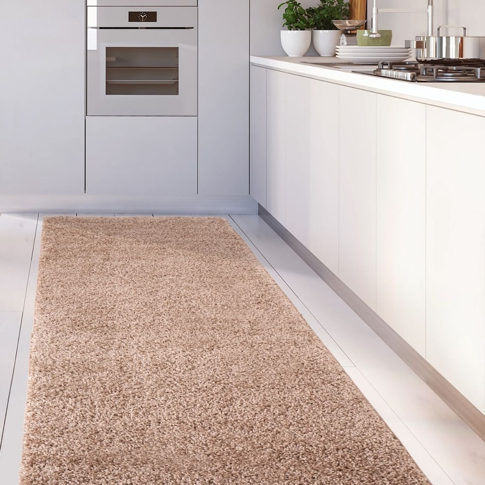 image 1 of The Rugs Myshaggy Collection Plain Soft High Pile Shaggy Floor Rugs and Runners Living Room Bedroom