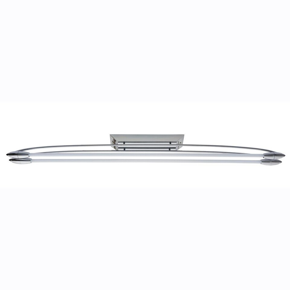 image 1 of Harper LED Linear Batten Polished Chrome Cool White Light, 3372 Lumens
