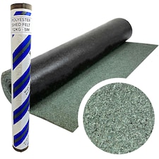 Green Polyester Shed Roofing Felt Roll 5m x 1m – Heavy Duty Waterproof Roof Covering for Sheds, Summerhouses & Kennels – 10-Year Life Expectancy Green | 8m x 1m