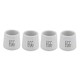 image 1 of Apollo Dimples Set of 4 Egg Cups