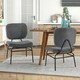 image 5 of COSTWAY Upholstered Accent Chair Reading Chair Grey Grey