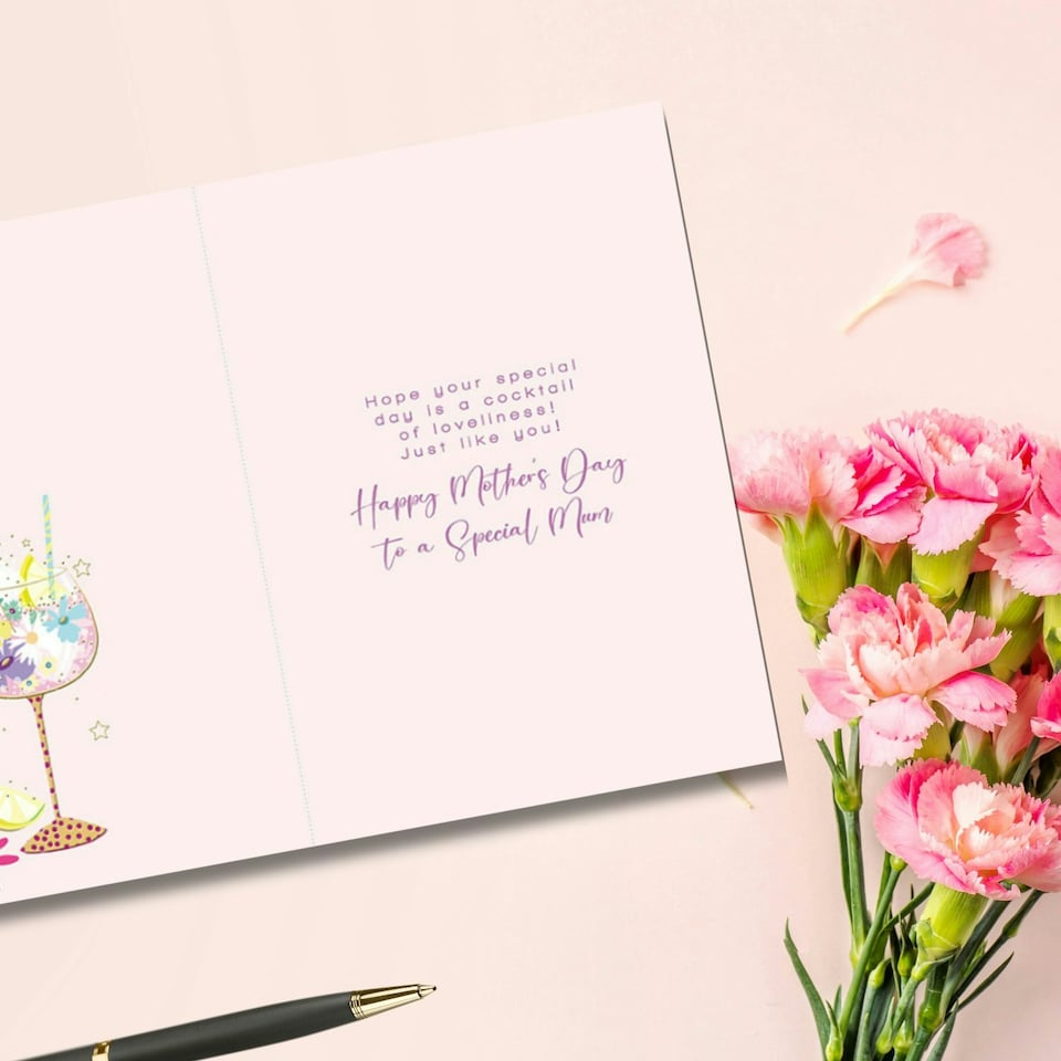 image 1 of Words 'n' Wishes Mother's Day Card to my Mum on Mother's Day, 22 x 15.8 cms, Multi-coloured