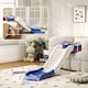 image 5 of AIYAPLAY Kids Slide for Bed, Sofa, Easy to Assemble, Blue