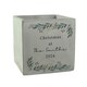 image 6 of Personalised Christmas Foliage Concrete Planter Grey