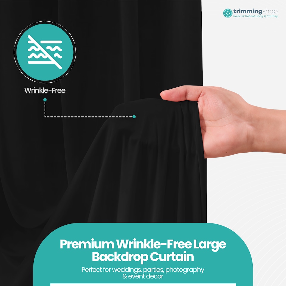 image 1 of 4x1m Spandex Backdrop Photography Background Drapes with Rod Pocket