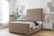 image 2 of Sloomy Pemberton Mink Plush Bed Frame With Mattress With 50" Upholstered Headboard 4' Small Double