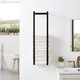 image 8 of House of Home Wall Mounted Black Stainless Steel Double Bar Towel Rail for Bathroom & En-Suite Storage