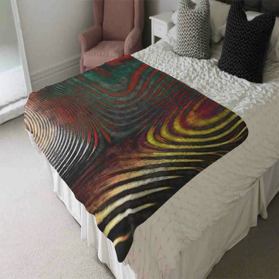 image 1 of Psychedelic Print (Blanket)