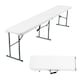 image 1 of 6ft Heavy Duty Folding Trestle Bench Ideal for Catering, Camping, Picnic, BBQ & Party