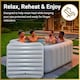 image 4 of Inflatable Square Bladder Fits All 4 Person Square Hot Tubs Up to 118cm