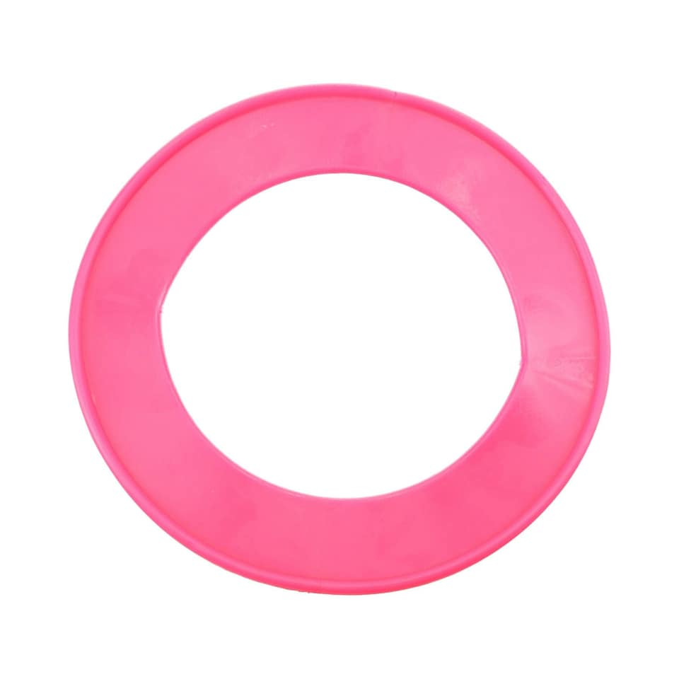 image 1 of Small Pink Hoop La Hoop Interactive Dog Throw And Fetch Toy 15cm