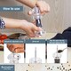 image 5 of Buckingham Salt or Pepper Mill Classic Acrylic Durable Ceramic Spice Grinders