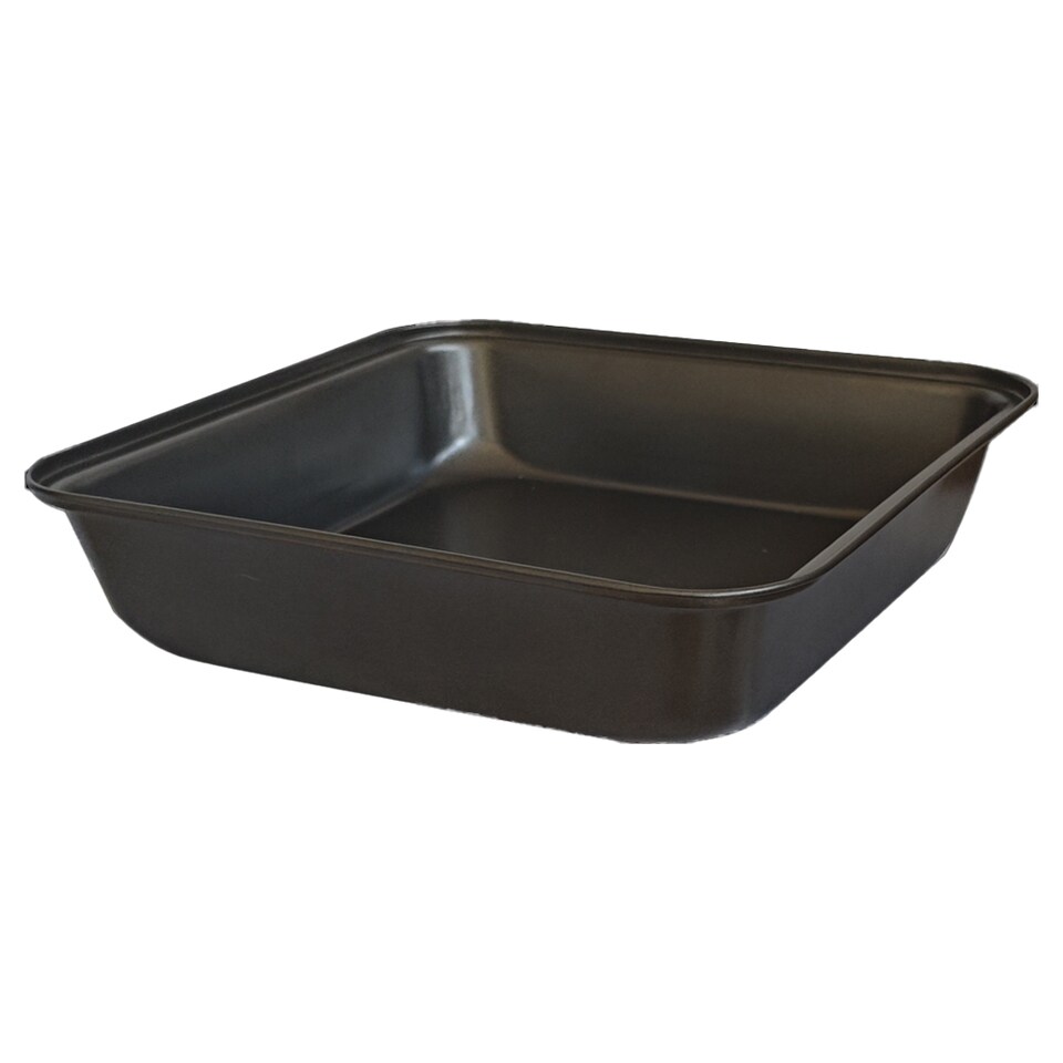 image 1 of Basiks Rectangle Non-Stick Cake Tin | Black | Black | 1