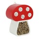 image 1 of Something Different Mushroom Insect House - Red/White - One Size