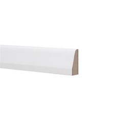 Pack of 20 (Total 20 Units) - Moisture Resistant MDF Primed Architrave - Chamfered & Rounded - 18mm (W) x 68mm (H) - Length 2200mm