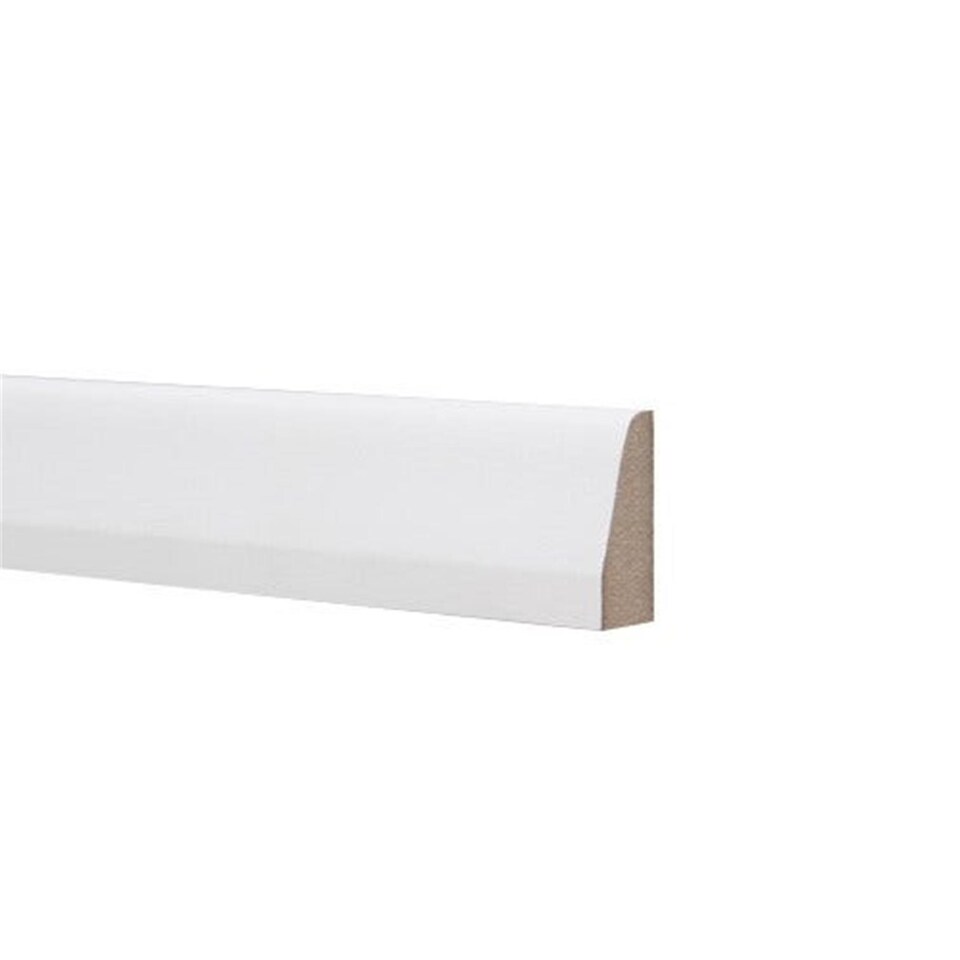 Pack of 20 (Total 20 Units) - Moisture Resistant MDF Primed Architrave - Chamfered & Rounded - 18mm (W) x 68mm (H) - Length 2200mm